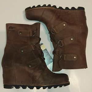 NIB Sorel Joan of Arctic Wedge Boot tobacco 7
